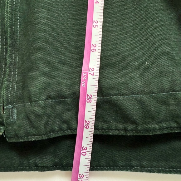 vintage Carhartt Detroit jacket hooded Sherpa lined J141 SPC dark green 2XL - Picture 5 of 12